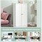 Costway 41'' Farmhouse Kitchen Pantry Storage Cabinet w/Doors Adjustable Shelves
